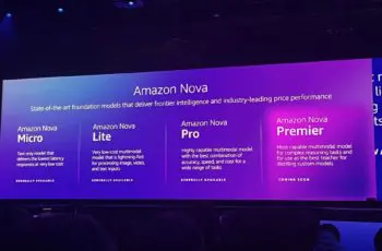 Amazon Nova : nouvelle génération de modèles d’IA de base