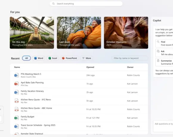 microsoft copilot onedrive