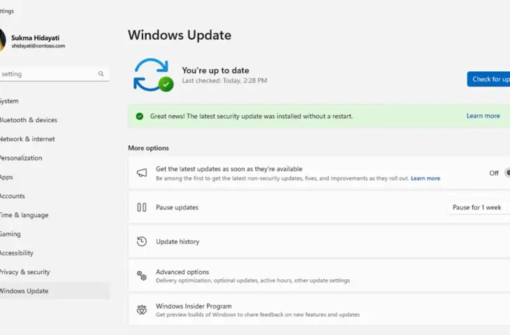 Microsoft lance des mises à jour sans redémarrage pour Windows 11 Enterprise