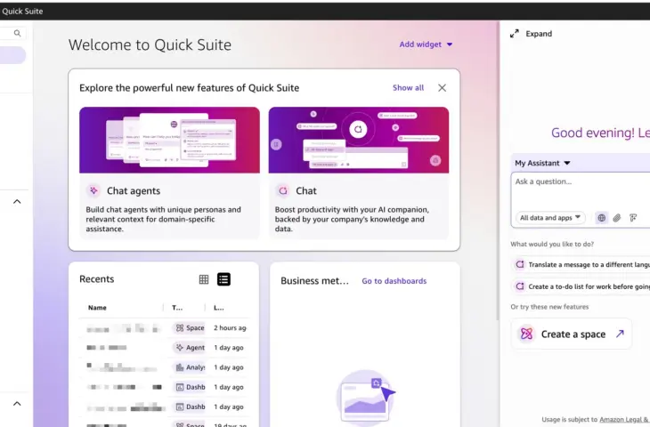 AWS lance Amazon Quick Suite pour automatiser les processus d’entreprise avec l’IA
