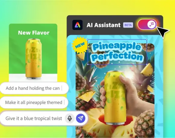 Adobe Express obtient un assistant IA intégré