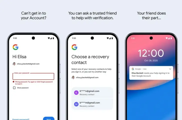 Google account - recovery contact