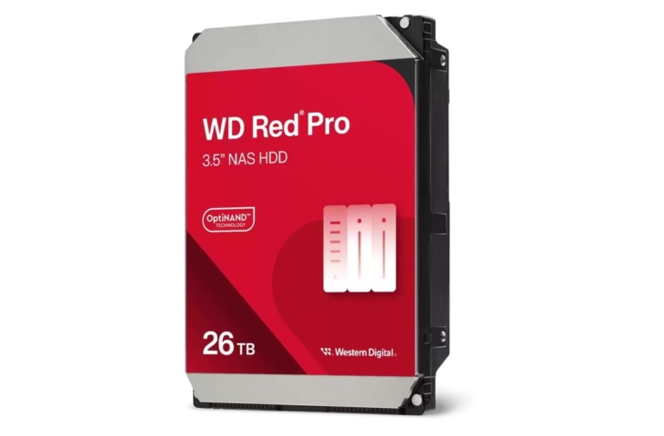 Western Digital lance un disque dur de 26 To pour NAS ainsi qu’un DAS de 208 To